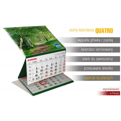 Kalendarz trójdzielny QUATRO